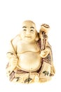 Ivory buddha statuette Royalty Free Stock Photo