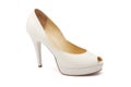 Ivory female wedding footwear