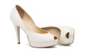 Ivory female wedding footwear