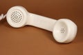 Ivory Rotary Phone Handset Royalty Free Stock Photo