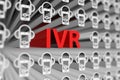 IVR concept blurred background Royalty Free Stock Photo