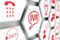 IVR concept Royalty Free Stock Photo