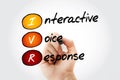 IVR - Interactive Voice Response acronym Royalty Free Stock Photo