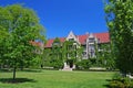 Ivy clad halls at University of Chicago Royalty Free Stock Photo