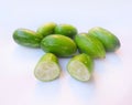 Ivy gourd in isolated background