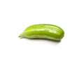 ivy gourd or kowai fruits (Coccinia grandis) isolated on white background, fresh vegetables, selective focus Royalty Free Stock Photo