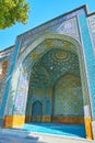 The iwan of Chaharbagh madraseh, Isfahan, Iran