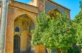 The iwan portal of Hafezieh, Shiraz, Iran