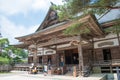 Chusonji Temple in Hiraizumi, Iwate, Japan. Chusonji Temple is part of World Heritage Site - Historic Royalty Free Stock Photo