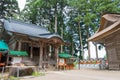 Hakusan-Jinja Shrine. a famous historic site in Hiraizumi, Iwate, Japan