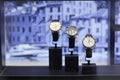 IWC Luxury watches on display