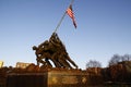 Iwo Jima Memorial at Dawn in Arlington Royalty Free Stock Photo