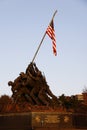 Iwo Jima Memorial - Raising the Flag Royalty Free Stock Photo