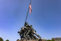 The Iwo Jima Memorial, which is the war memorial of the United States Marine Corps, in the federal capital. Royalty Free Stock Photo