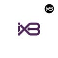 IXB Logo Letter Monogram Design Royalty Free Stock Photo