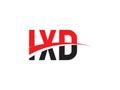 IXD Letter Initial Logo Design Vector Illustration Royalty Free Stock Photo