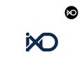 IXD Logo Letter Monogram Design Royalty Free Stock Photo