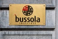 Ixelles, Brussels Capital Region, Belgium - Sign and inscription of the Brussola