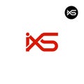 IXS Logo Letter Monogram Design Royalty Free Stock Photo