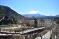 Iyashi No Sato Village located near Mt.Fuji,Japan Royalty Free Stock Photo