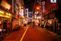 Izakaya bar and night street restaurant at Kanda in Tokyo