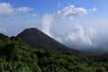 Izalco volcano, seen from one of the view points in Cerro Verde National Park near Santa Ana, El Salvador Royalty Free Stock Photo