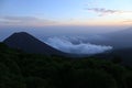 Izalco volcano, seen from one of the view points in Cerro Verde National Park near Santa Ana, El Salvador Royalty Free Stock Photo