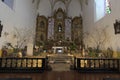 view of Monastery interior in Izamal yellow town