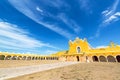 Izamal Monastery Courtyard Royalty Free Stock Photo