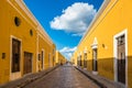 Izamal, the yellow colonial city of Yucatan, Mexico Royalty Free Stock Photo