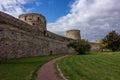 Izborsk medieval defensive fortress in the city