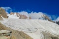 Iziskatel peak in Ala Archa national park, Tian Shan mountains Royalty Free Stock Photo