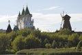 Izmailovo Kremlin in Moscow. Windmill
