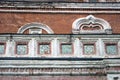 Izmailovo manor in Moscow. Bridge tower (detail)