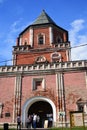 Izmailovo manor in Moscow. Color photo with people