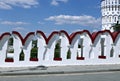 Izmailovskiy Kremlin in Moscow on a sunny day