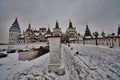 Izmailovsky Kremlin, famous ancient Russian landmark Royalty Free Stock Photo