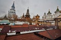 Izmailovsky Kremlin famous landmark in Moscow