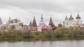 Izmaylovo Kremlin with cloudy sky, Moscow
