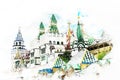 Izmaylovo Kremlin in Moscow, Russia Royalty Free Stock Photo