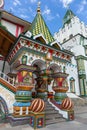 Izmaylovsky Kremlin in Moscow. Traditional Russian architecture Royalty Free Stock Photo