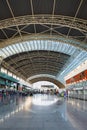 Izmir Adnan Menderes airport departure terminal architecture, Turkey