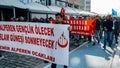 Protest in front of the Swedish Consulate in Izmir, Turkey