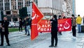 Protest in front of the Swedish Consulate in Izmir, Turkey