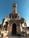 Izmir clock tower in Konak Square, Turkey