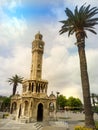 izmir clock tower Royalty Free Stock Photo