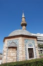 Old small mosque Konak Camii on the central Konak square in Izmir, Turkey Royalty Free Stock Photo