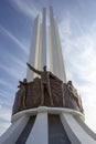 Izmir, Turkey - January 29, 2019 : Renewed Ataturk Statue in Karsiyaka Coatline of Izmir City. Ataturk is founder of modern