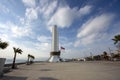 Izmir, Turkey - January 29, 2019 : Renewed Ataturk Statue in Karsiyaka Coatline of Izmir City. Ataturk is founder of modern