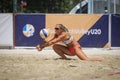 CEV U20 Beach Volleyball European Championships in Izmir, Turkey Royalty Free Stock Photo